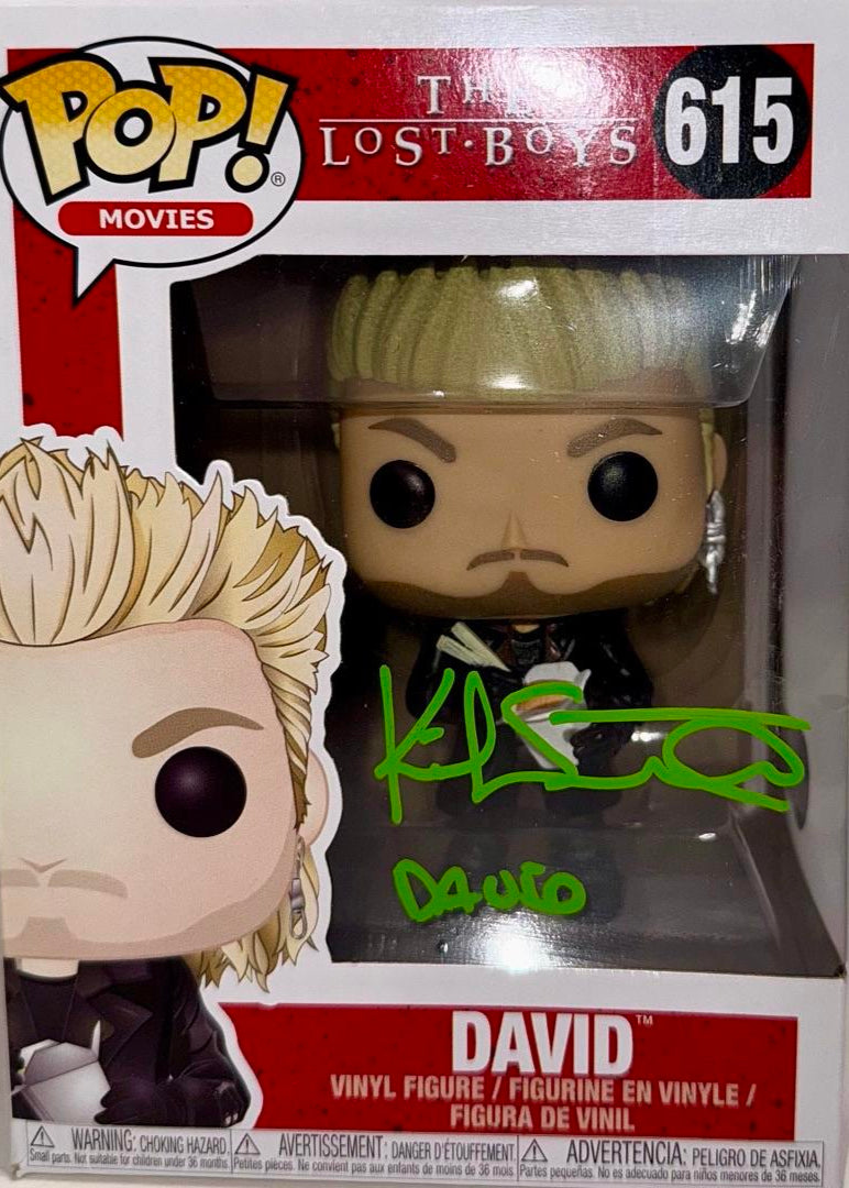 Keifer Sutherland Signed Funko Pop #615 "David" (The Lost Boys) - Beckett COA #01